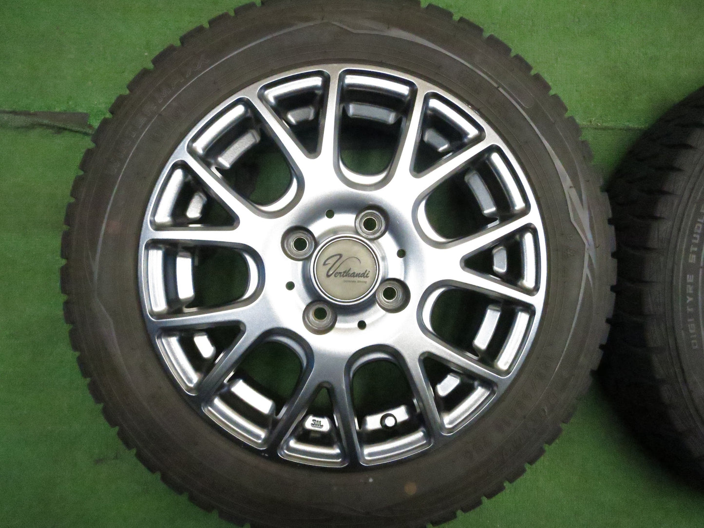 [送料無料]4本価格★スタッドレス 155/65R14 Verthandi ダンロップ ウインターマックス WM01 ヴェルザンディ ヴェルサンディ 14インチ PCD100/4H★3013010Hス