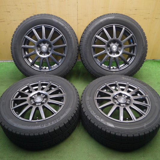 *送料無料* バリ溝!キレイ!9.5分★スタッドレス 215/60R16 ヨコハマ アイスガード iG50 プラス VELVA IGOR ヴェルヴァ 16インチ PCD114.3/5H★4021609Hス