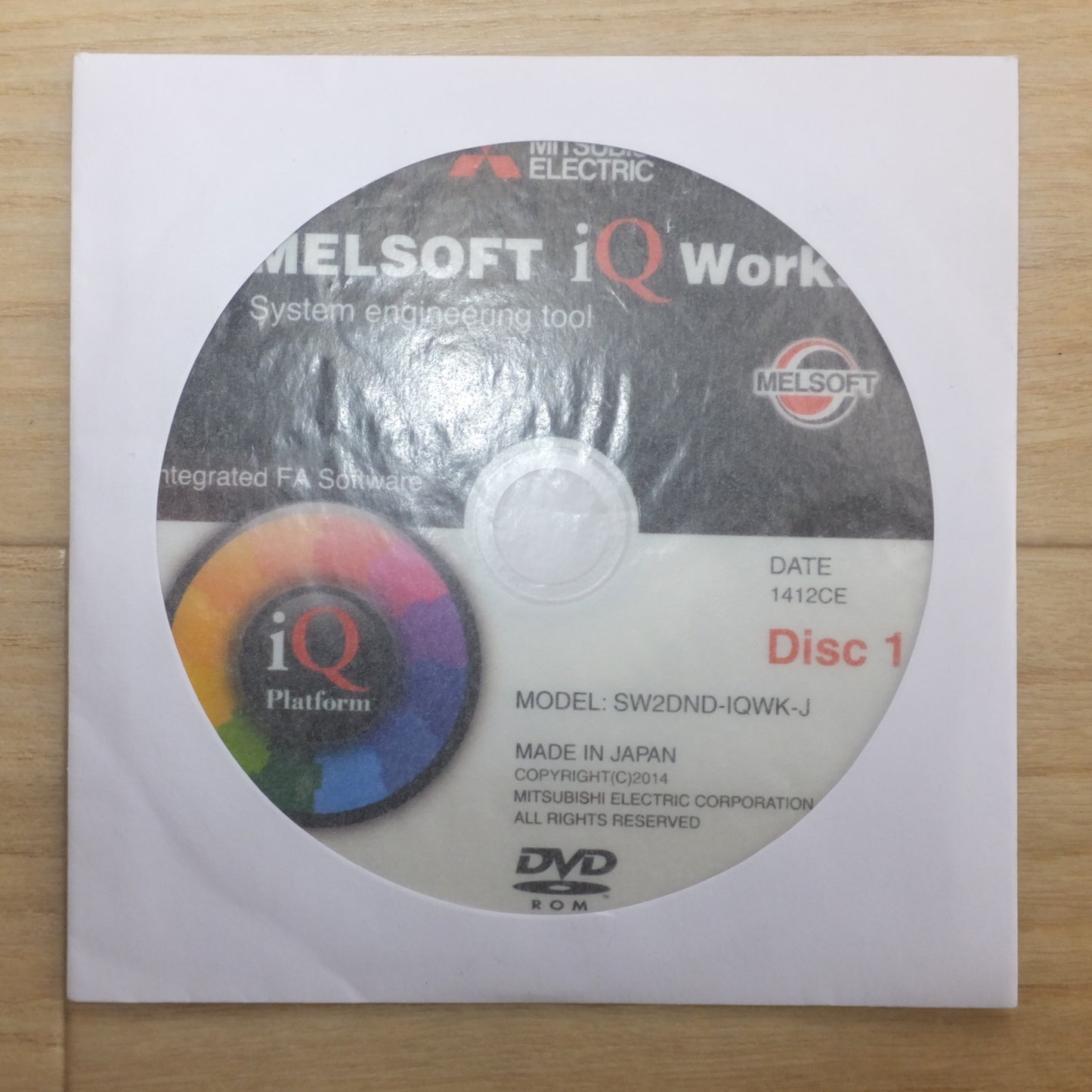 [送料無料] ★三菱電機 MITSUBISHI FAエンジニアリングソフトウェア MELSOFT iQ Works Version 2 SW2DND-IQWK-J★