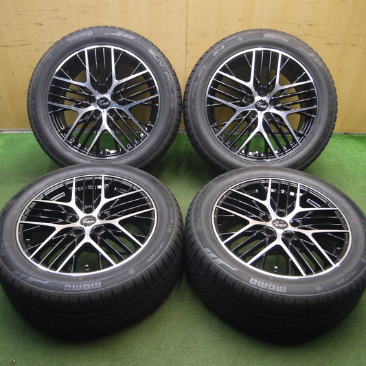 *送料無料* バリ溝!22年!キレイ!9.5分★Verthandi 235/50R18 モモ SUV POLE ヴェルサンディ ヴェルザンディ 18インチ PCD114.3/5H★4021417Hス