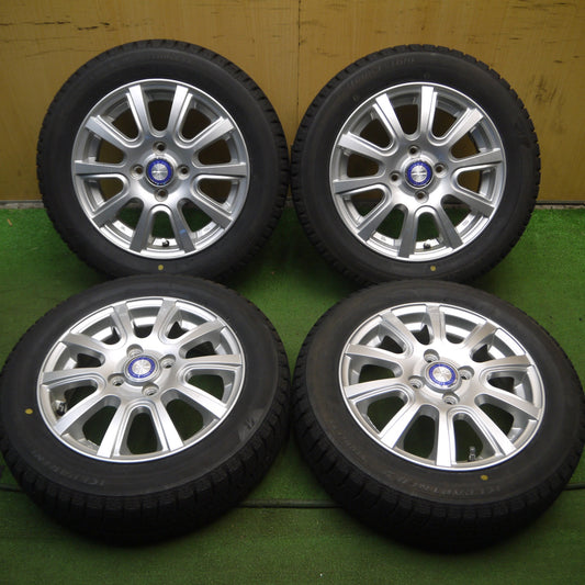 *送料無料* 超バリ溝!22年!9.5分以上★スタッドレス 155/65R14 ブリヂストン アイスパートナー2 JENEIGE 14インチ PCD100/4H★4022601Hス