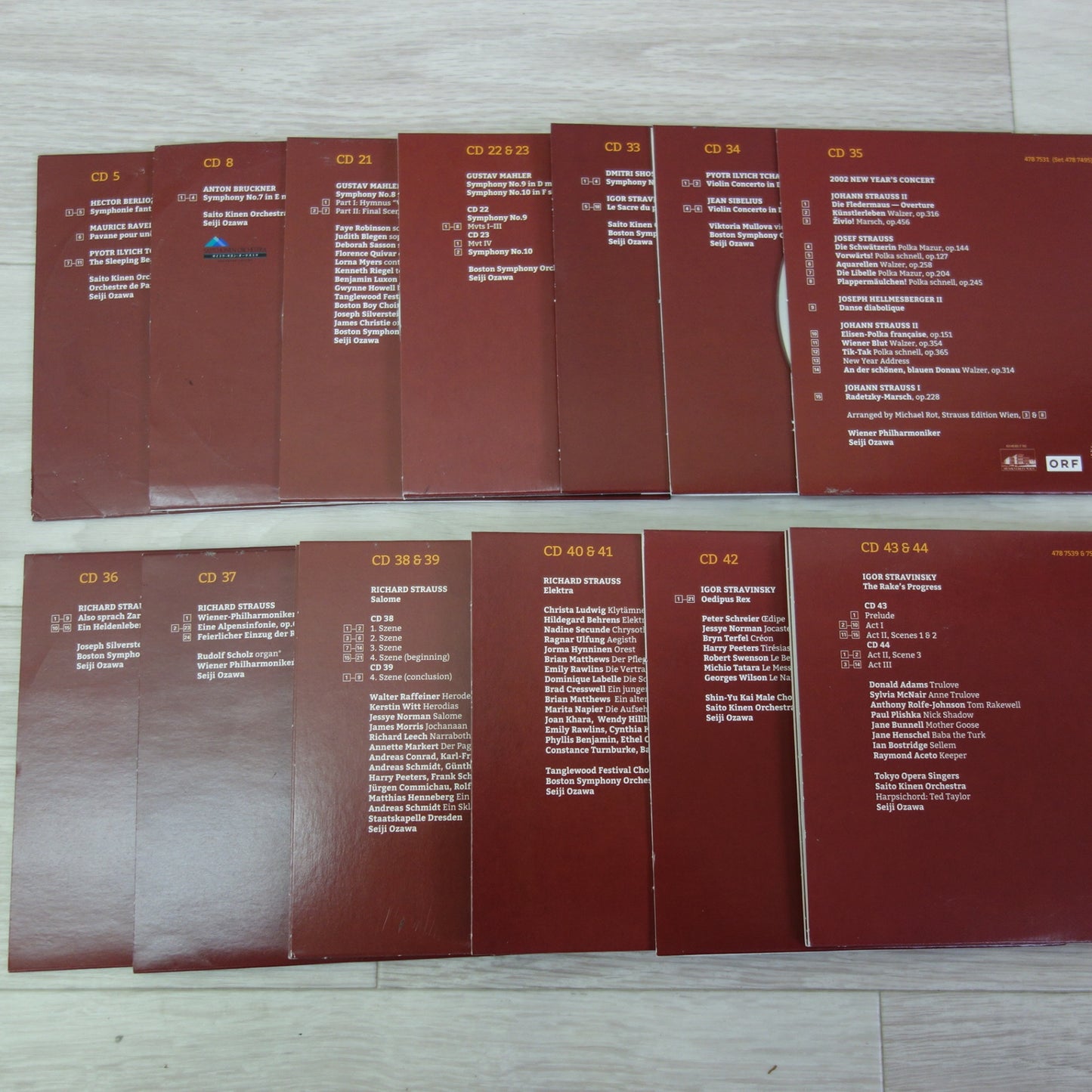 [送料無料] キレイ☆SEIJI OZAWA 小澤征爾 THE PHILIPS YEARS CD BOX Disk CDボックス フィリップス・イヤーズ☆