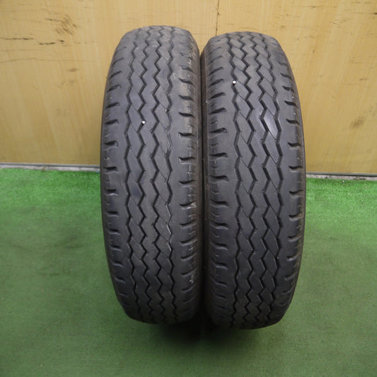 *送料無料* 新車外し！23年！ほぼ未使用★トラック タイヤ 205/75R16 113/111L ブリヂストン G590 ダイナ エルフ 等 16インチ★4031211Hノタ
