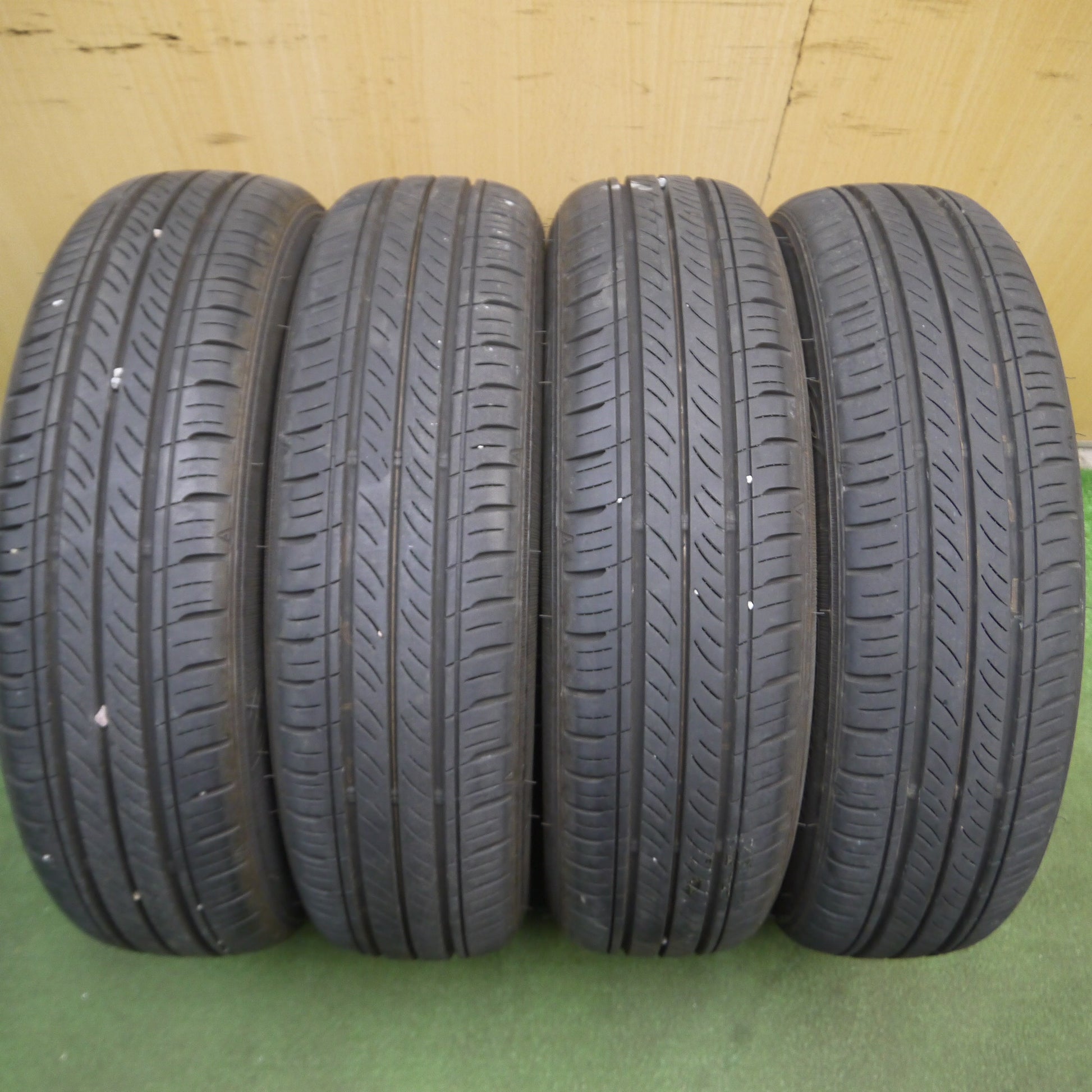 送料無料*バリ溝！22年！9分☆155/65R14 ダンロップ エナセーブ EC300 