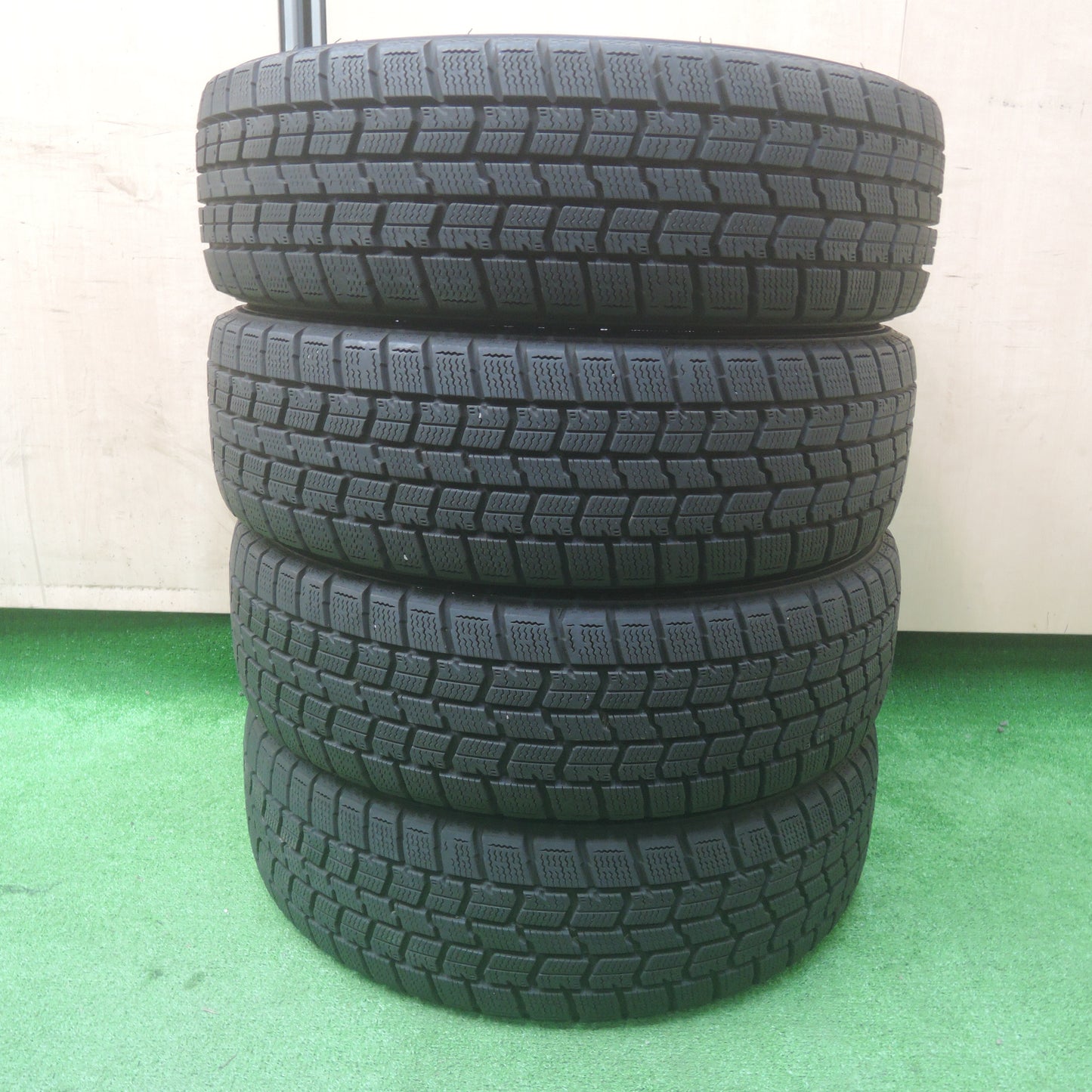 *送料無料*バリ溝！キレイ！9分★スタッドレス 165/55R15 グッドイヤー アイスナビ7 D.O.S. DOS 15インチ PCD100/4H★3120802SYス
