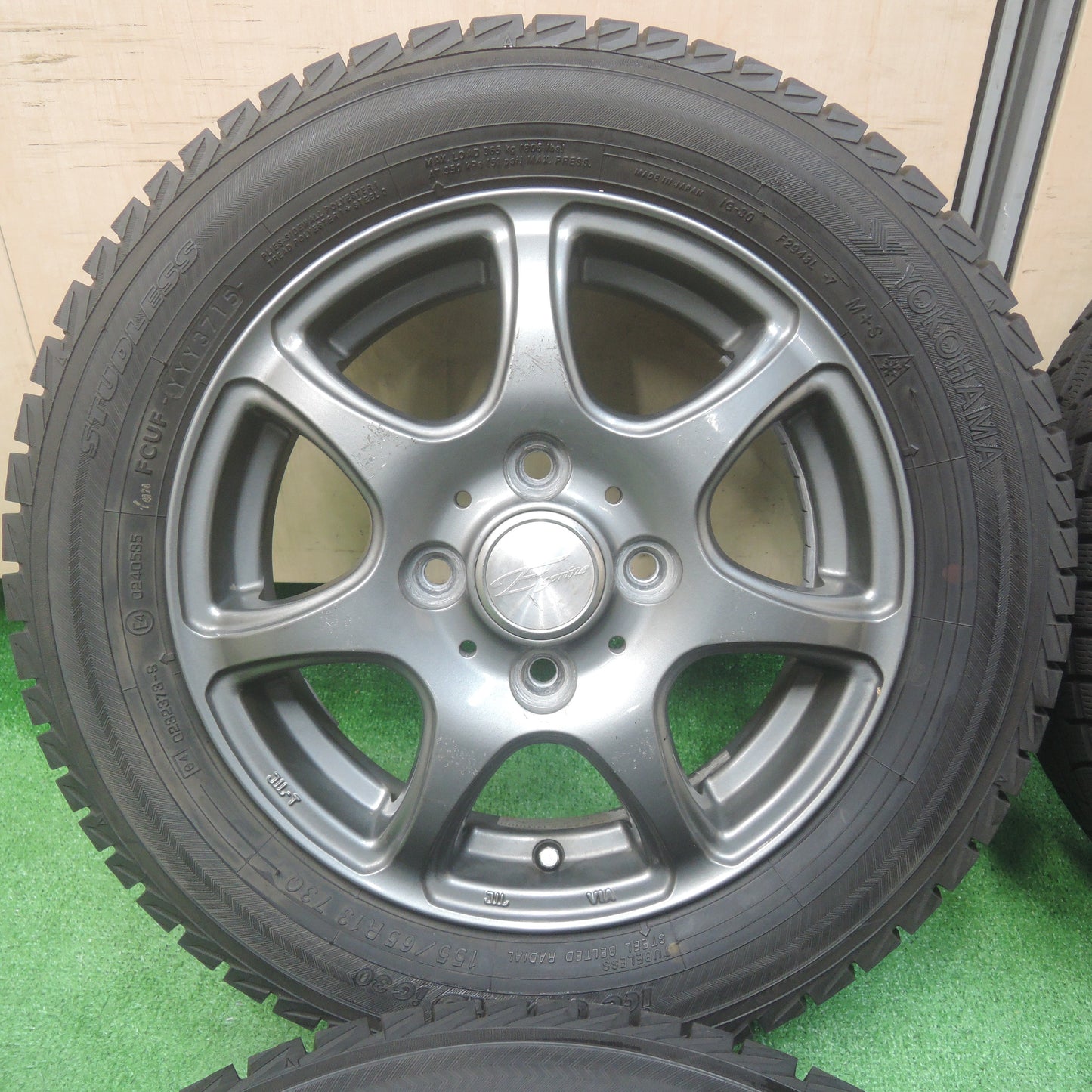 *送料無料*バリ溝！9分★スタッドレス 155/65R13 ヨコハマ アイスガード iG30 Esprine 13インチ PCD100/4H★3121303SYス