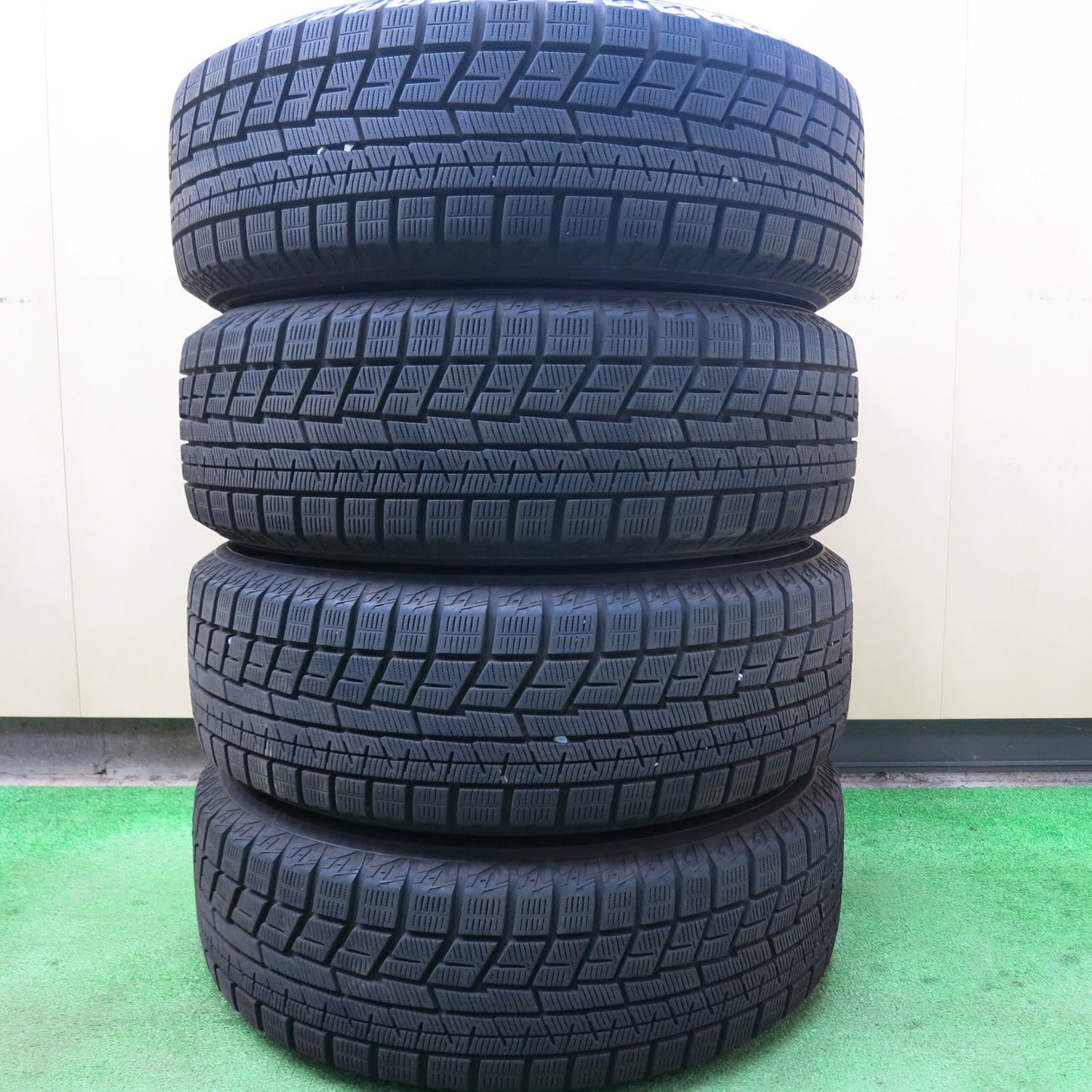[送料無料]バリ溝！20年！9.5分★スタッドレス 195/65R15 ヨコハマ アイスガード iG60 JOKER weds ジョーカー 15インチ PCD114.3/5H★3041902ヒス