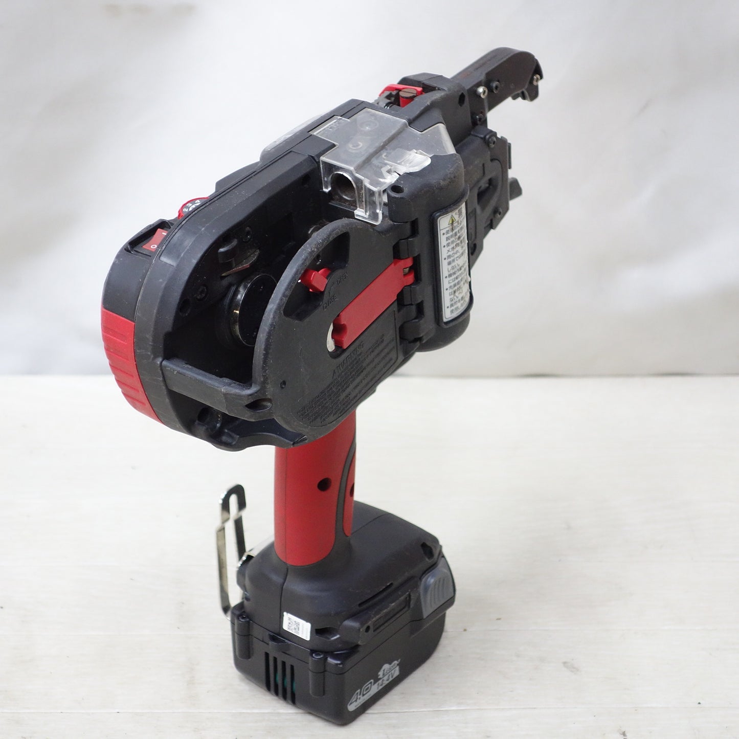 [送料無料] キレイ◆MAX マックス 充電式 鉄筋結束機 リバータイア RB-399A 14.4V JP-L91440A バッテリー2個 充電器付き 電動工具◆