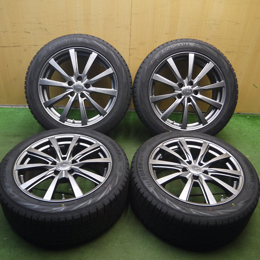 *送料無料*バリ溝！21年！キレイ！ほぼ10分★スタッドレス 225/50R18 ヨコハマ アイスガード iG70 GRASS グラス 18インチ PCD114.3/5H★4011009Hス