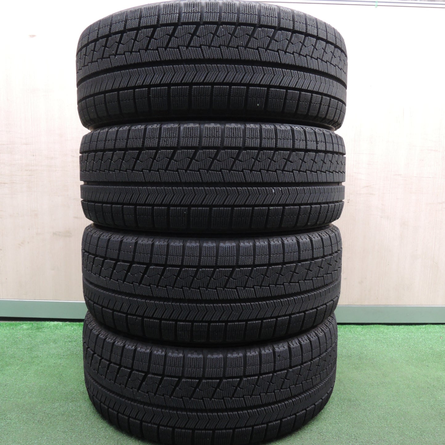 *送料無料* バリ溝！キレイ！9.5分★トヨタ 50系 プリウス ツーリング 純正 215/45R17 スタッドレス ブリヂストン ブリザック VRX PCD100/5H★4021705HAス