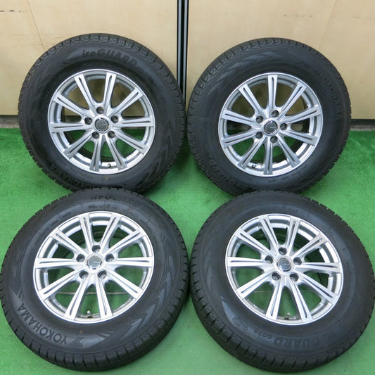 [送料無料]バリ溝！キレイ！9.5分★スタッドレス 215/70R16 ヨコハマ アイスガード G075 MiLLOUS ミルアス 16インチ PCD114.3/5H★3070203イス