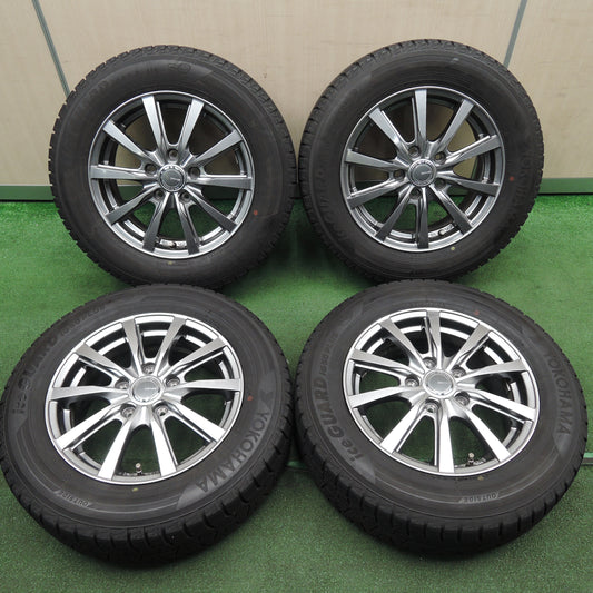 *送料無料*バリ溝！キレイ！9.5分★スタッドレス 195/65R15 ヨコハマ アイスガード iG50 プラス GRASS グラス 15インチ PCD114.3/5H★4010905TNス