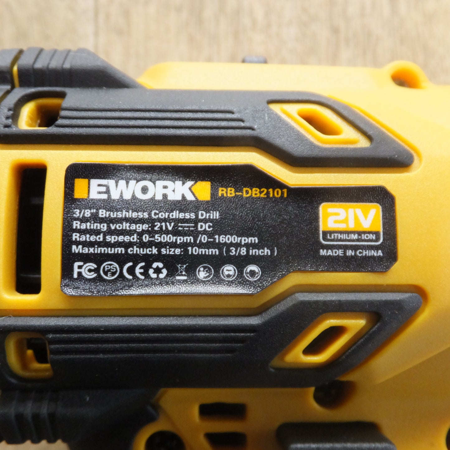 [送料無料]未使用★成洋 EWORK 3/8" ブラシレスコードレスドリル RB-DB2101　1/4" ブラシレスインパクトドライバー RB-SD2108　セット★