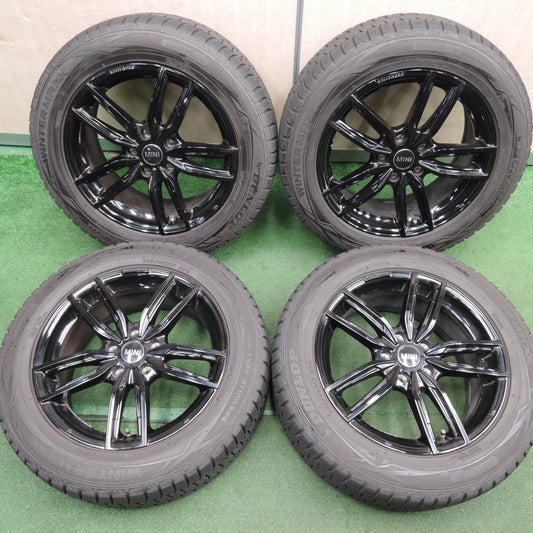 *送料無料*バリ溝!キレイ!8.5分★ミニ 等 KELLENERS 225/55R17 スタッドレス ダンロップ ウィンターマックス WM01 ケレナーズ 17インチ PCD112/5H★4010601HAス