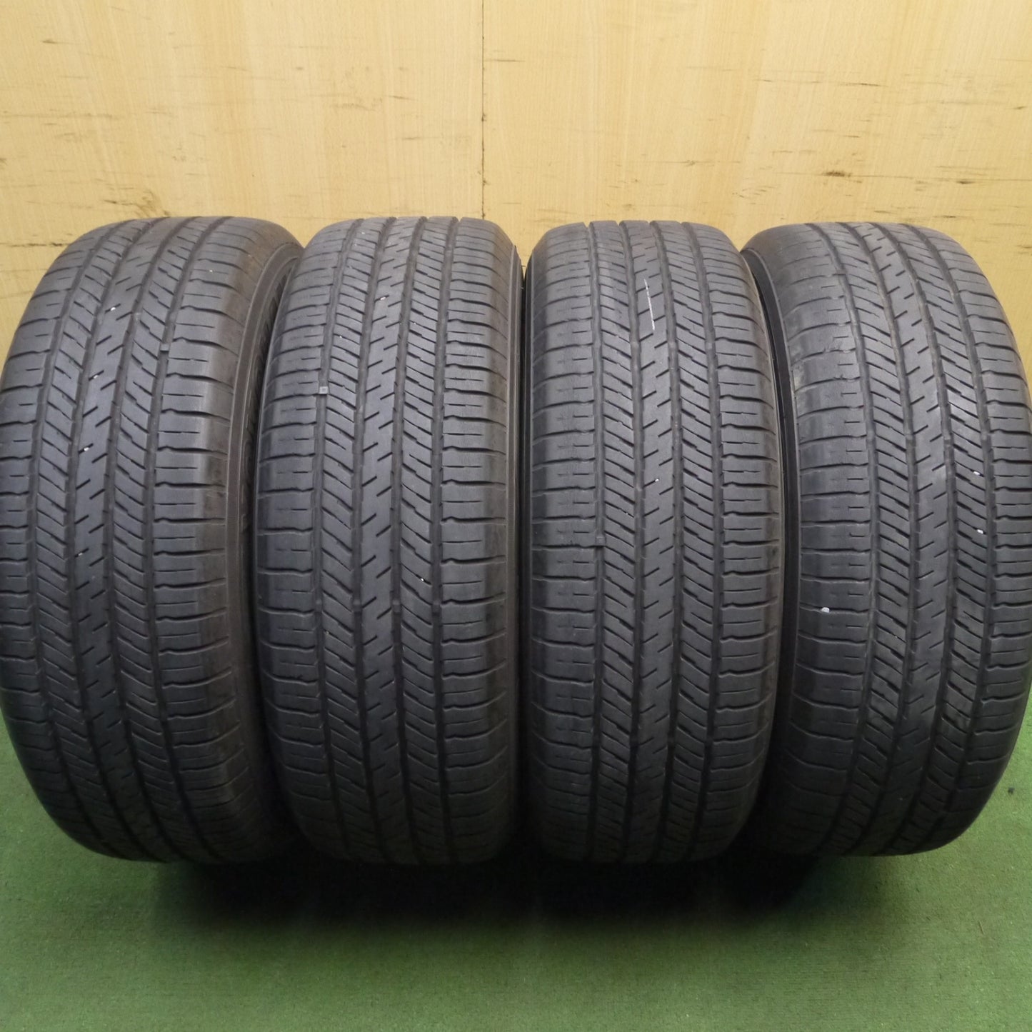 *送料無料* バリ溝！キレイ！9分★スバル SJ フォレスター 純正 225/60R17 ヨコハマ ジオランダー G91 17インチ PCD100/5H★4031205Hノ