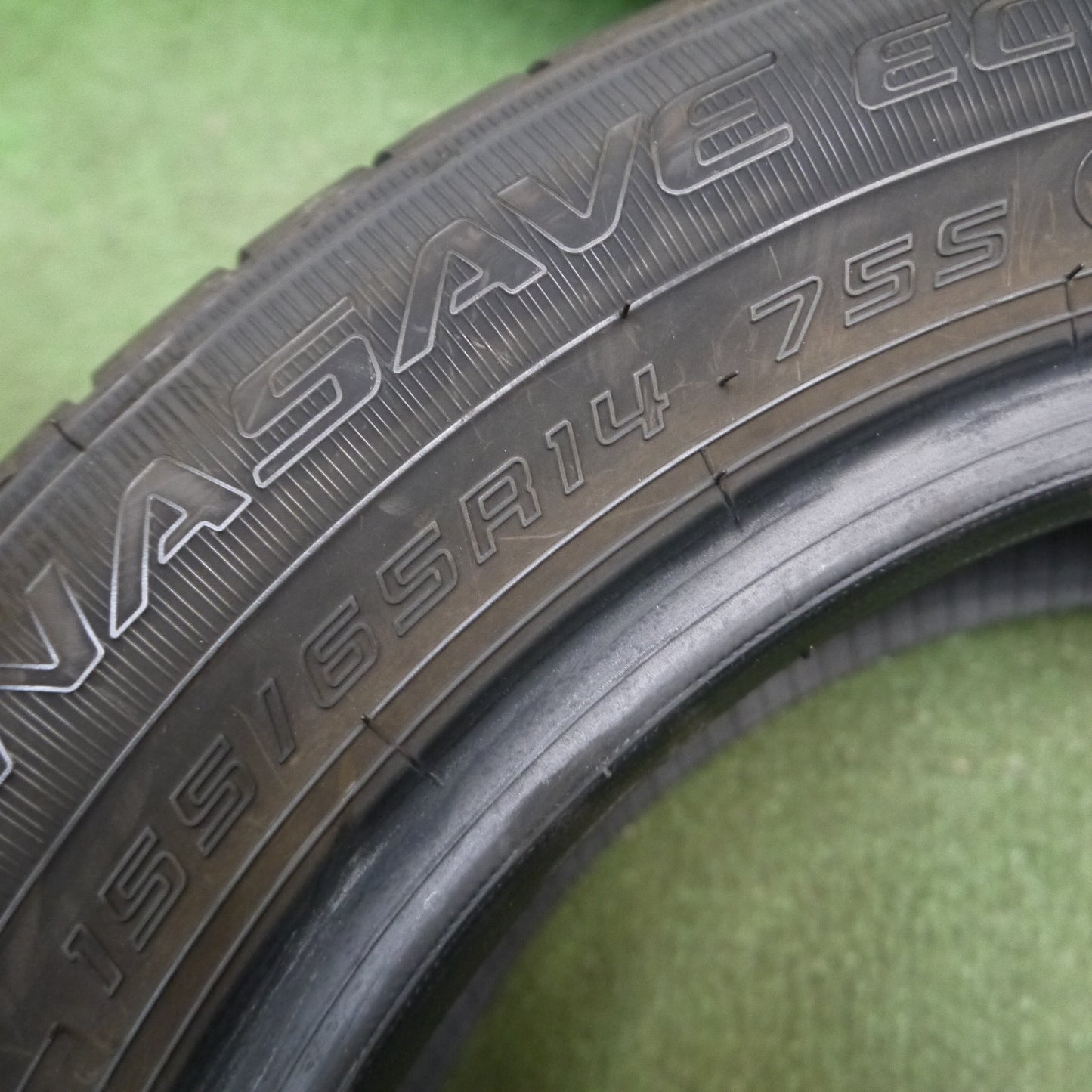 *送料無料*バリ溝！22年！9分★155/65R14 ダンロップ エナセーブ EC300 タイヤ 14インチ ムーブ タント ワゴンR ミラ N-BOX 等★4012301KKノタ