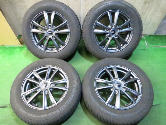 [送料無料]バリ溝！20年！キレイ！8.5分★スタッドレス 195/65R15 ダンロップ オールシーズンマックス AS1 NIRVANA NV ニルバーナ PCD114.3/5H★3030805Hス