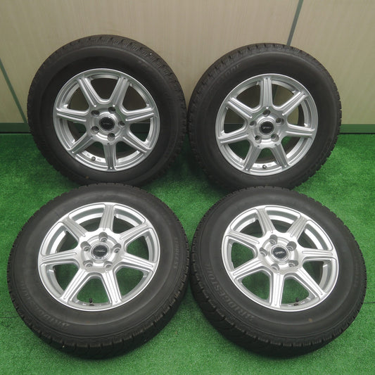 [送料無料]バリ溝！キレイ！9.5分★スタッドレス 195/65R15 ブリヂストン アイスパートナー TOPRUN トップラン 15インチ PCD114.3/5H★3071205SYス