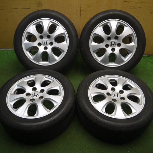 *送料無料* バリ溝！21年！キレイ！9.5分★ホンダ アコード 純正 205/55R16 ブリヂストン ネクストリー エコピア 16インチ PCD114.3/5H★4031204Hノ