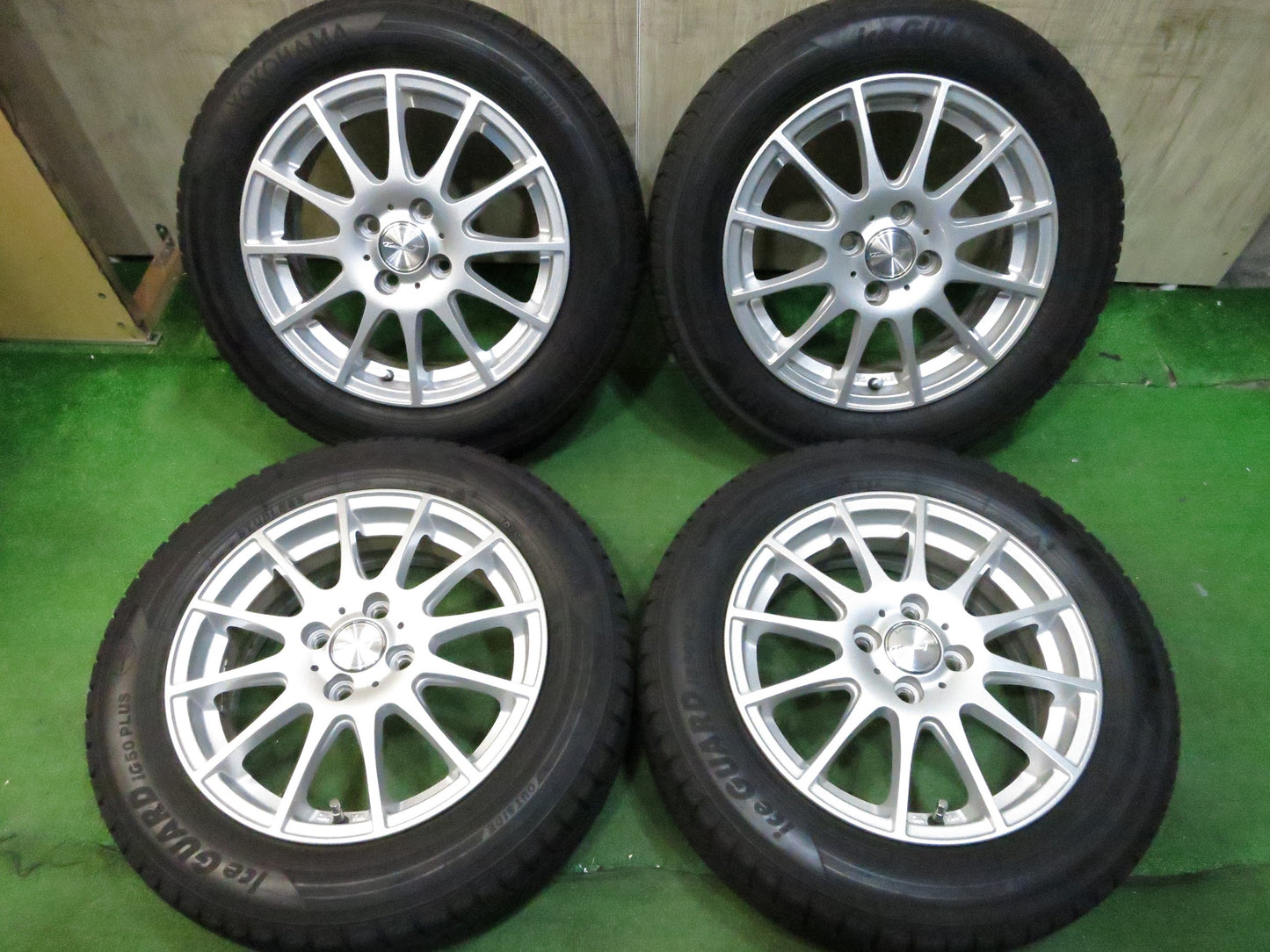 [送料無料]バリ溝！キレイ！8.5分★スタッドレス 175/65R15 ヨコハマ アイスガード iG50 プラス Tiradoγ La-Strada 阿部商会 15インチ PCD100/4H★3011710Hス