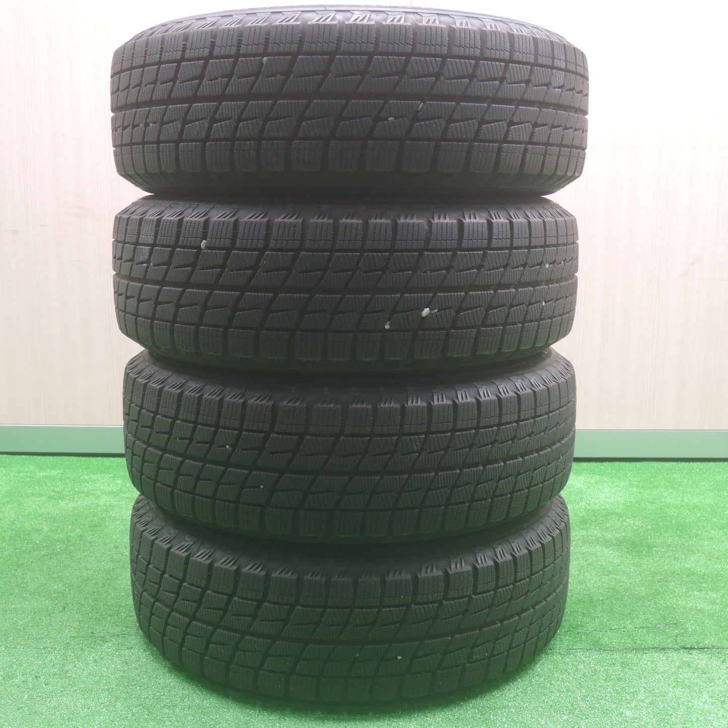 [送料無料]バリ溝！キレイ！9.5分★スタッドレス 195/65R15 ブリヂストン アイスパートナー TOPRUN トップラン 15インチ PCD114.3/5H★3071205SYス