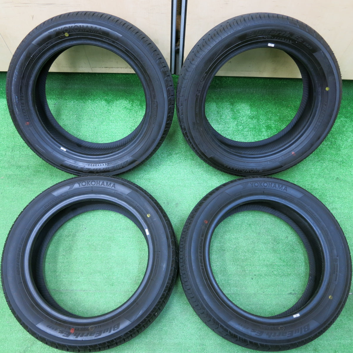 *送料無料*ほぼ新車外し！22年★165/55R14 ヨコハマ BluEarth-ES ES32 タイヤ 14インチ ムーヴ ミラジーノ ワゴンR 等★3122006イノタ