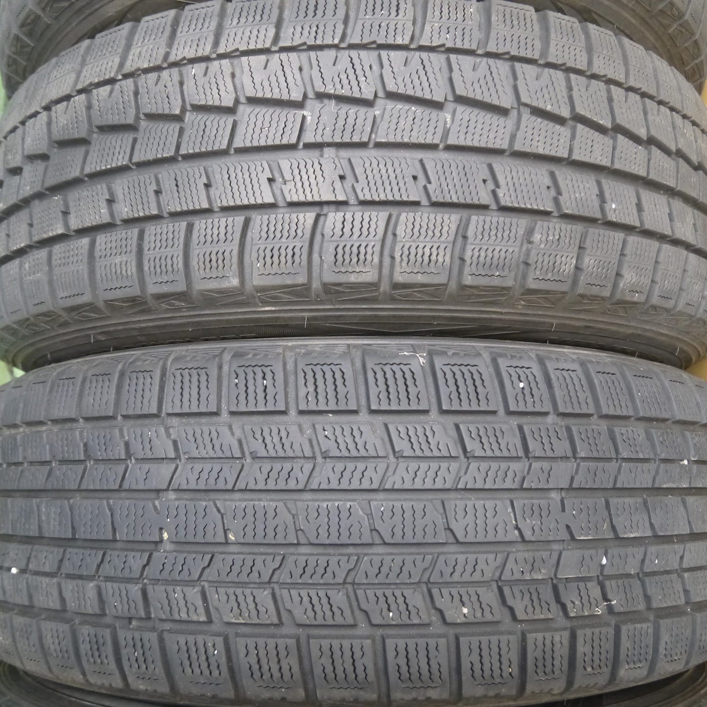 [送料無料]バリ溝！キレイ！9.5分★トヨタ 20系 アルファード 純正 215/65R16 スタッドレス ダンロップ ウインターマックス WM01 DSX-2 PCD114.3/5H★3062808Hス