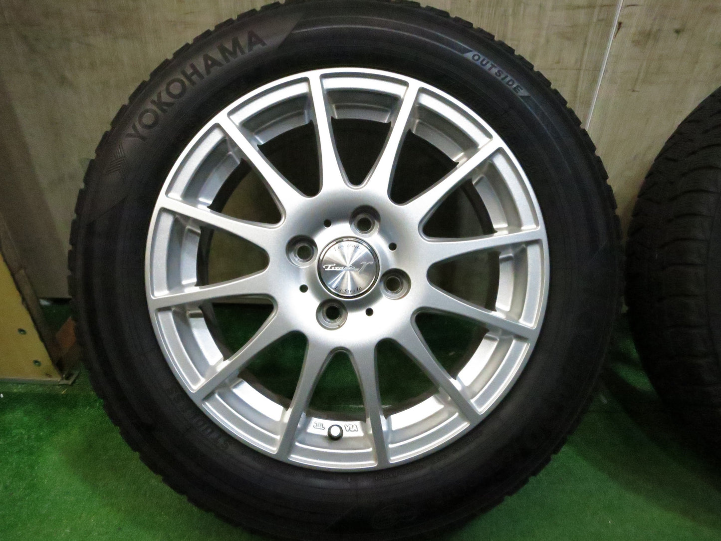 [送料無料]バリ溝！キレイ！8.5分★スタッドレス 175/65R15 ヨコハマ アイスガード iG50 プラス Tiradoγ La-Strada 阿部商会 15インチ PCD100/4H★3011710Hス