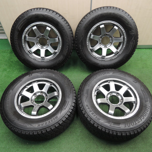 *送料無料*バリ溝!20年!キレイ!9.5分★スタッドレス 265/65R17 ブリヂストン ブリザック DM-V3 HOT STUFF MAD CROSS MC-76 PCD139.7/6H★3121301TNス