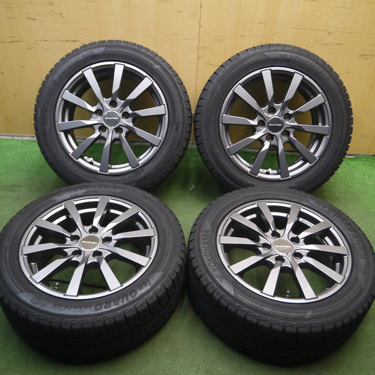 *送料無料*バリ溝！キレイ！9.5分★アウディ ワーゲン等 スタッドレス EURO TECH 205/55R16 ヨコハマ iG50 プラス PCD112/5H★4011204Hス