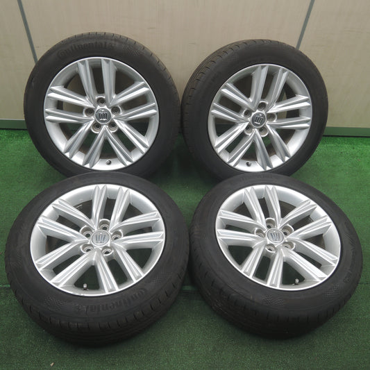 *送料無料*バリ溝！21年！8.5分★トヨタ 210 クラウンアスリート 純正 215/55R17 コンチネンタル コンチマックス コンタクト MC5 PCD114.3/5H★3111313SYノ