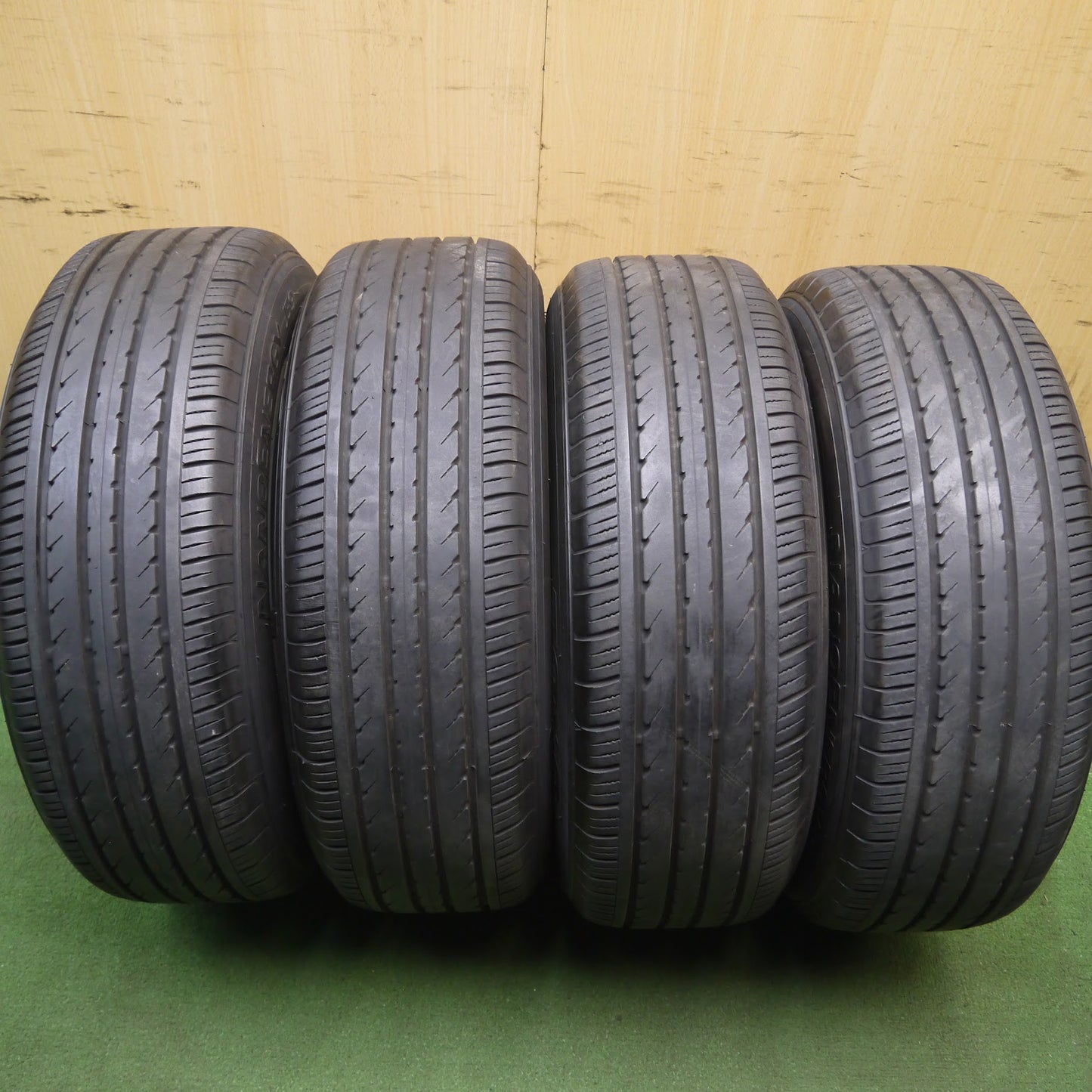 [送料無料]バリ溝！キレイ！9.5分★トヨタ 50系 プリウス 純正 195/65R15 トーヨー ナノエナジー J59 15インチ PCD100/5H★3083001Hノ