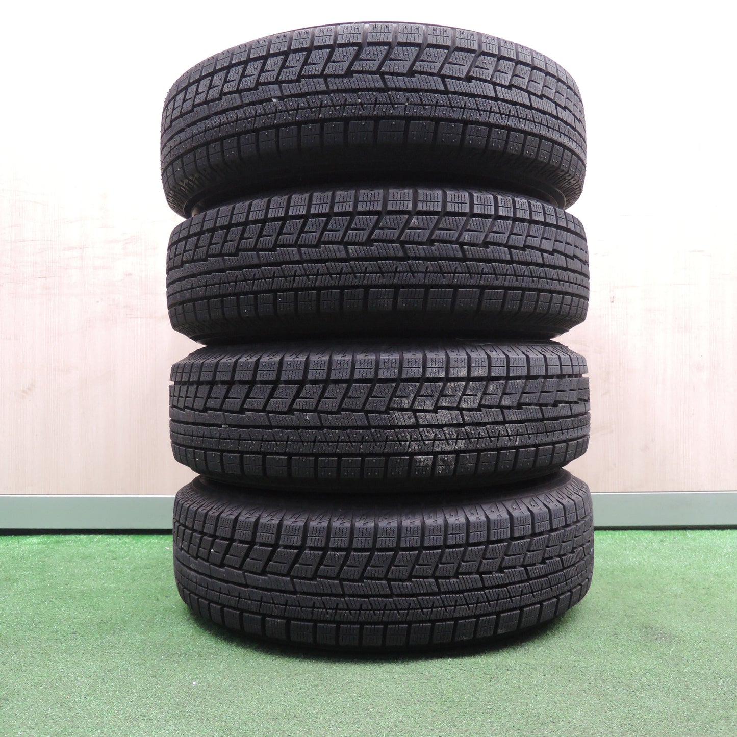 *送料無料*超バリ溝！22年！キレイ！ほぼ10分★スタッドレス 165/70R14 ヨコハマ アイスガード iG60 SPORT ABELIA 14インチ PCD100/4H★3113001NJス