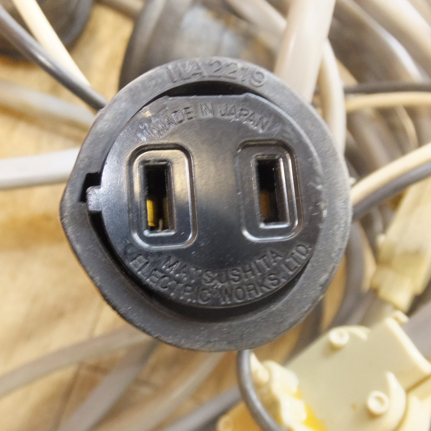 [送料無料]★松下電器 National 電球ソケット8個付き 電気コード 2点 セット　コネクタ型番 WA2219★