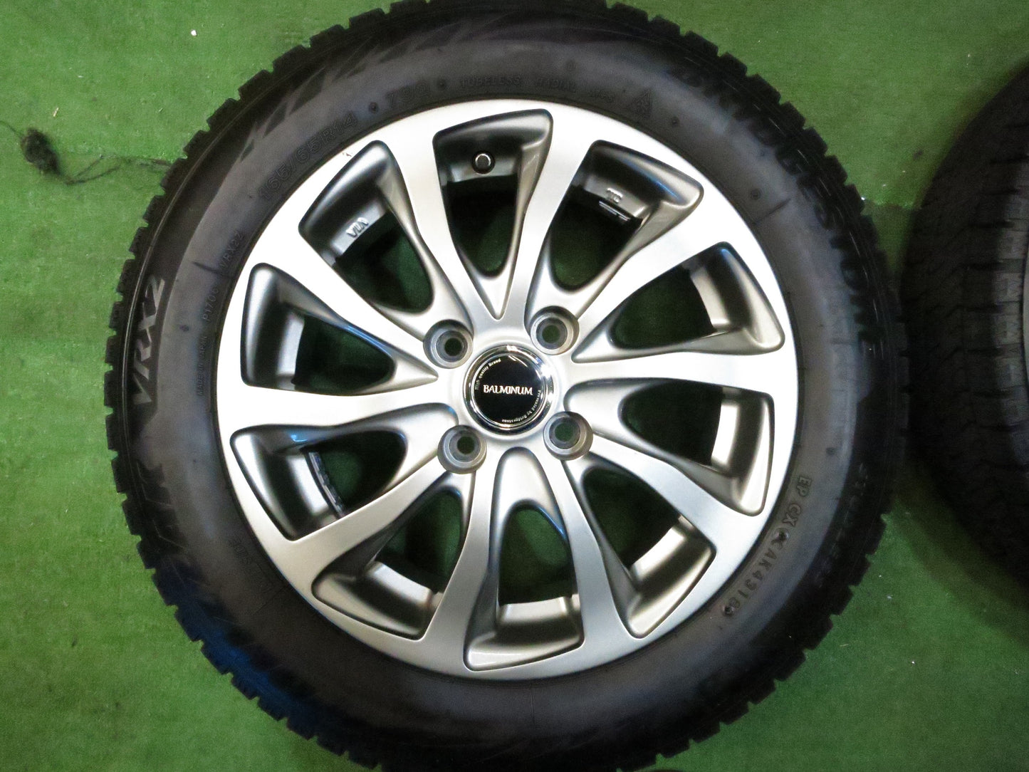 [送料無料]4本価格★★スタッドレス 165/65R14 ブリヂストン ブリザック VRX2 BALMINUM バルミナ 14インチ PCD100/4H★3011803Hス