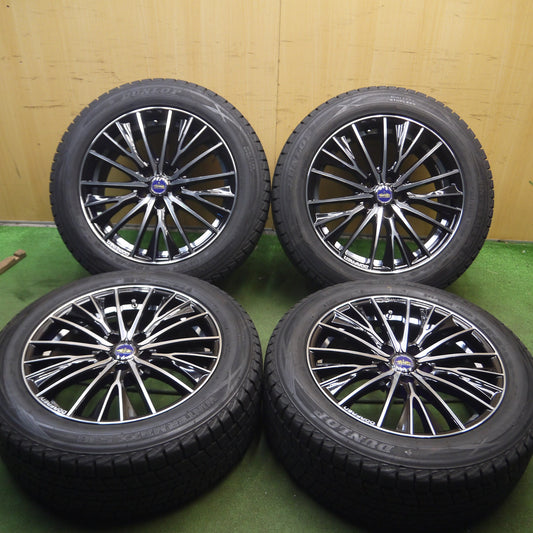 *送料無料*バリ溝!キレイ!9.5分★スタッドレス 235/55R18 ダンロップ ウインターマックス SJ8 DORFREN ドルフレン 18インチ PCD114.3/5H★4011208Hス
