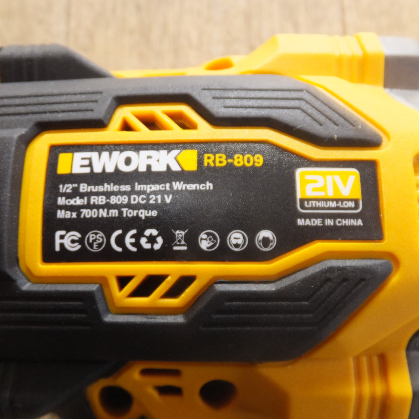 [送料無料]未使用★成洋 EWORK 1/2" ブラシレスインパクトレンチ RB-809★