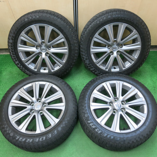[送料無料]キレイ★トヨタ 210系 クラウン アスリート 純正 225/55R17 スタッドレス フェデラル ヒマラヤ ICEO 17インチ PCD114.3/5H★3031803ヒス