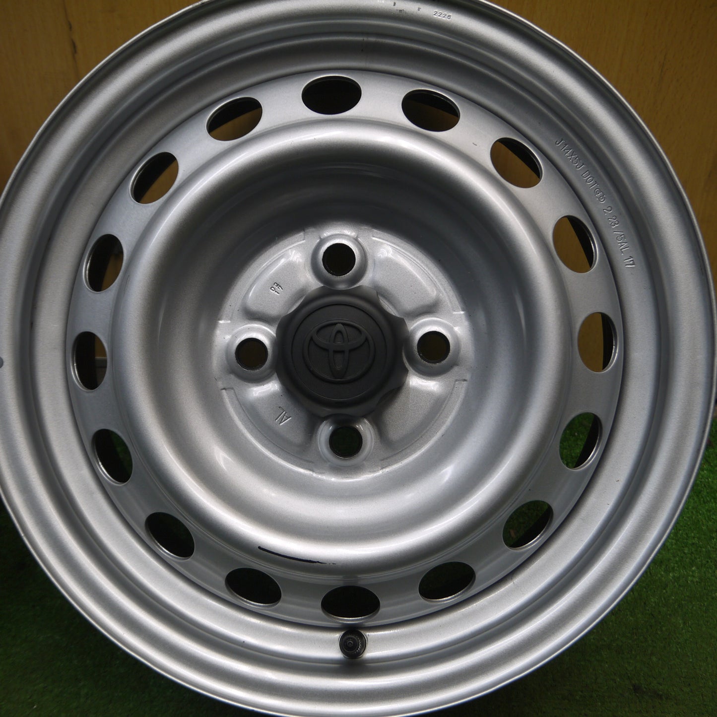 *送料無料*新車外し★トヨタ プロボックス 純正 スチール ホイール 14インチ 14×5J PCD100/4H★4012306Hホ