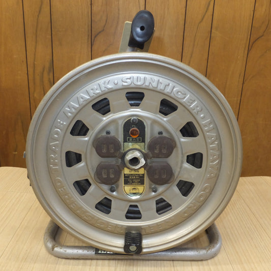[送料無料] ★畑屋製作所 HATAYA ハタヤ サンタイガーリール GT-50型　有効長 49m　VCT2心×2.0mm2×50m★