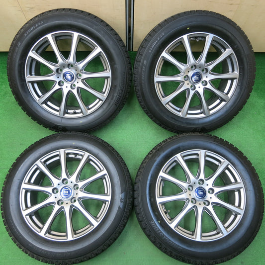 *送料無料*バリ溝!キレイ!9.5分★スタッドレス 215/60R17 ブリヂストン アイスパートナー2 TIRAD Eta LA STRADA 17インチ PCD114.3/5H★4010806イス