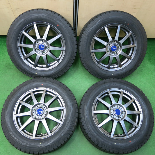*送料無料*バリ溝！キレイ！ほぼ10分★スタッドレス 215/60R16 ダンロップ ウインターマックス WM01 WINNERS 16インチ PCD114.3/5H★4011002イス