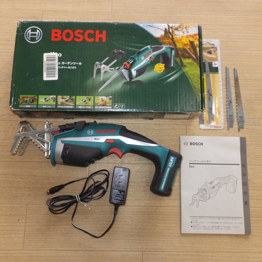 [送料無料] ★ボッシュ BOSCH ガーデンツール 10.8V バッテリーのこぎり Keo★