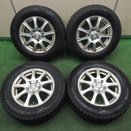 *送料無料*バリ溝!21年!9.5分★スタッドレス 205/65R15 ダンロップ ウインターマックス WM02 JOKER ジョーカー 15インチ PCD114.3/5H★4011403TNス