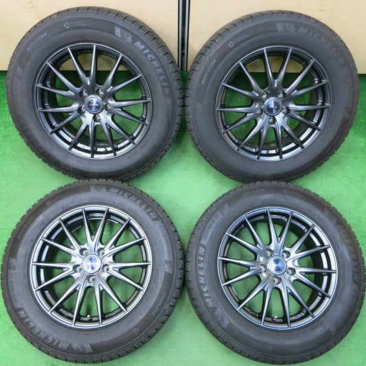*送料無料* 超バリ溝!22年!キレイ!9.5分以上★スタッドレス 225/65R17 ミシュラン X-ICE SNOW SUV VELVA SPORTZ ヴェルヴァ PCD114.3/5H★4022001イス