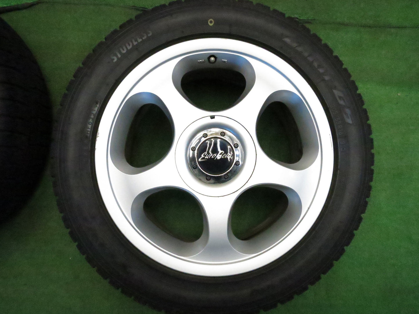 [送料無料]バリ溝！19年！9.5分★スタッドレス 205/55R16 トーヨー ガリット G5 EuroBein ユーロバイン 16インチ PCD100 114.3/5H マルチ★3011004Hス