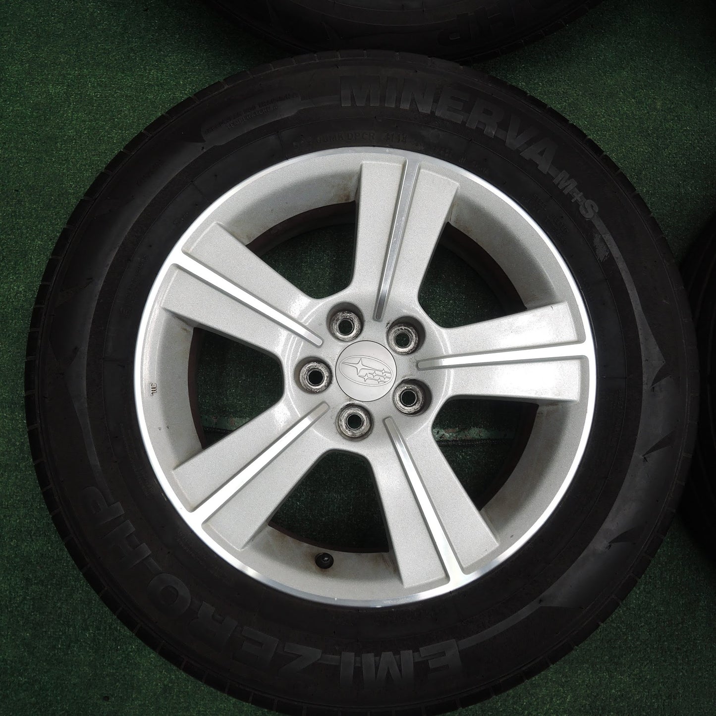 [送料無料]4本価格★スバル フォレスター 純正 215/65R16 ミネルバ M+S EMI ZERO HP 16インチ PCD100/5H★3102604TNノ