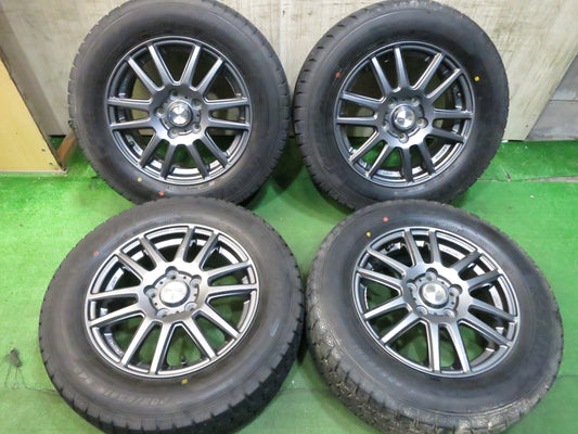 [送料無料]バリ溝！キレイ！9分★スタッドレス 205/65R15 dP devotion 共豊 グッドイヤー アイスナビ7 デボーション 15インチ PCD114.3/5H★3021510Hス