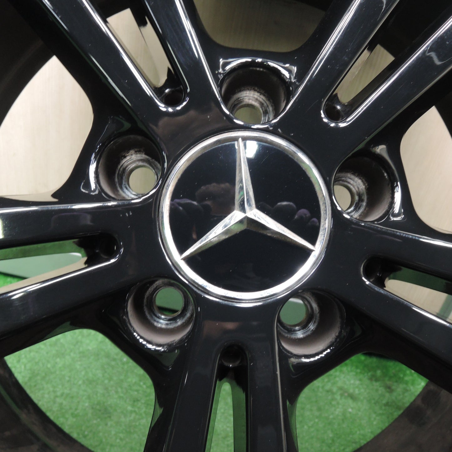 [送料無料] バリ溝！9分！キレイ★ベンツ CLAクラス W177 Aクラス 純正 225/45R18 スタッドレス コンチネンタル ノースコンタクト NC6 PCD112/5H★4011905TNス