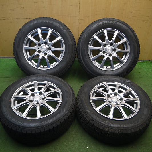 *送料無料*バリ溝!21年!キレイ!ほぼ10分★スタッドレス 195/65R15 ヨコハマ アイスガード iG60 LAYCEA レイシア 15インチ PCD114.3/5H★3122705Hス